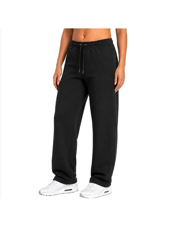 Women's Tech Fleece Loose Fit Open Bottom Sweatpants (S-3XL)