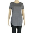 thumbnail image 1 of Women's Tech Stretch Casual Short-Sleeve Crew Neck T-Shirt Grey - XL, 1 of 4