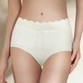 thumbnail image 1 of Women's Teen Girls Breathable Soft Stretch Panties Underwear High Waisted Briefs Ladies Underwear Panties Green M, 1 of 6