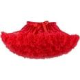thumbnail image 1 of Women's Teen Tutu Skirts for Women Adult Classic Elastic 4 Layered Tulle Tutu Skirt for Dress-up Parties Ballet Dancing Red M, 1 of 2
