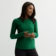 thumbnail image 1 of Women's Tek Gear® Mesh Long Sleeve Tee Color: Rugged Green Size: XX LARGE, 1 of 4