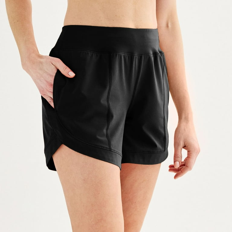 Black tek wipe gear shorts