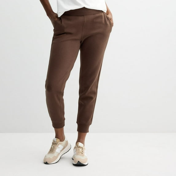 Women's Tek Gear® Ultracomfort Tapered Pants Color: Birk Brown Size: LARGE