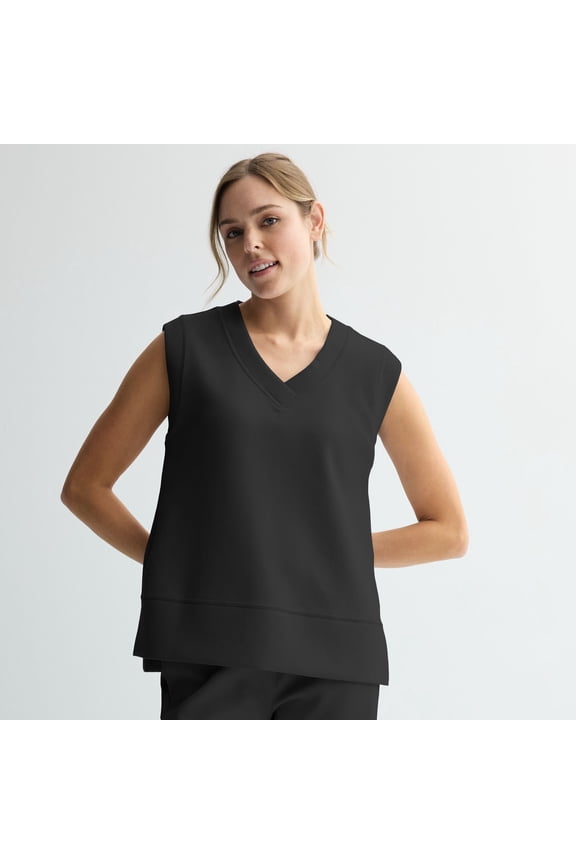 Women's Tek Gear Ultracomfort Vest Color: Mineral Black Size: LARGE