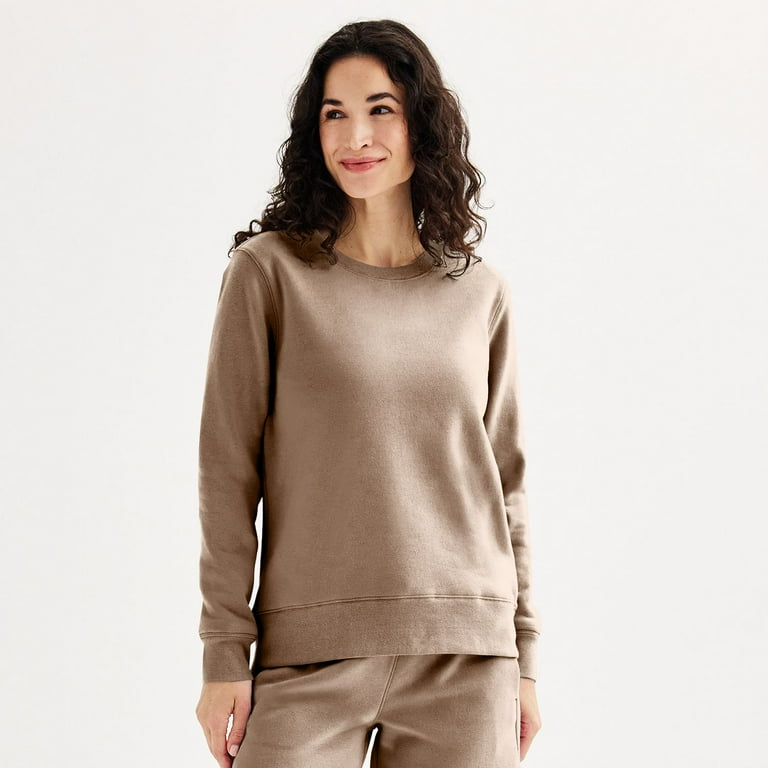 Women's tek gear fleece crewneck sweatshirt online