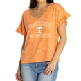 thumbnail image 1 of Women's Tennessee Orange Tennessee Volunteers Daisy Ruffle Sleeve V-Neck T-Shirt, 1 of 2