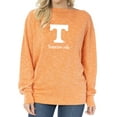 thumbnail image 1 of Women's Tennessee Orange Tennessee Volunteers Lainey Ribbed Tunic Tri-Blend Pullover Sweatshirt, 1 of 2