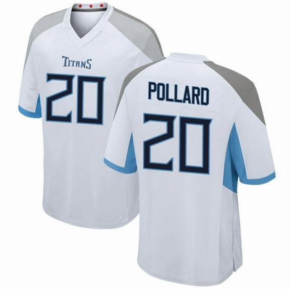 Women's Tennessee Pollard 20 White Stitched T-Shirts Sports Player Game Top, XX-Large