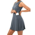thumbnail image 1 of Women's Tennis Golf Dress Sleeveless with Shorts and 4 Pockets Athletic Dress for Exercise Workout, 1 of 10