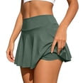 thumbnail image 1 of Women's Tennis Golf Skirts High Waisted with Pockets Inner Shorts for Athletic Skorts Sports Running Pickleball, 1 of 4