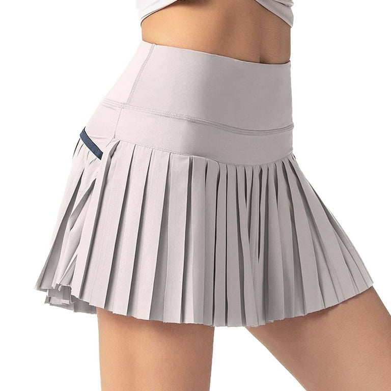 Women's Tennis Skirt Pleated Skirts Golf Skorts for Woman Quick