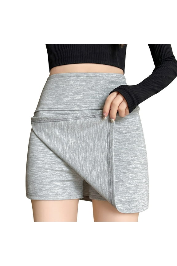 Women's Tennis Skirt with Built-in Shorts Chic Side Split Mini Athletic Skort for Golf, Summer Running & Dressy Casual Workouts Skorts