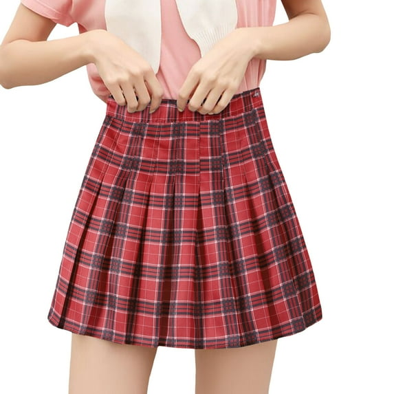 Women's Tennis Skirts with Shorts Clearance Inner Shorts High Waisted Lightweight Color Block Independence Day Printed Vacation Butterfly Shorts(Summer, L, )