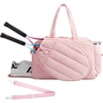 thumbnail image 1 of Women’s Tennis Tote Bag – 3-in-1 Crossbody Tennis Bag for 2 Rackets w/ Shoe Compartment & Wet Bag, Gym & Pickleball, 1 of 10