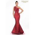thumbnail image 1 of Women's Terani Couture 1821E7142 Beaded Long Formal Prom 2026 Gown Navy Blue 6, 1 of 1