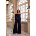 thumbnail image 1 of Women's Terani Couture 242e3185 Polished Chic Navy Blue 0, 1 of 1