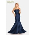 thumbnail image 1 of Women's Terani Couture 231E0308 3D Floral Mermaid Prom 2026 Gown – Long Formal evening elegant Dress Navy Blue 18, 1 of 1