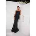 thumbnail image 1 of Women's Terani Couture 241p2135 Spaghetti Bodycon Sleeveless Sequins Long Prom 2026 Dress Black 2, 1 of 1