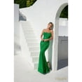 thumbnail image 1 of Women's Terani Couture 241p2135 Spaghetti Bodycon Sleeveless Sequins Long Prom 2026 Dress Emerald Green 8, 1 of 1
