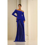 womens powder blue dress Alesso Powder Blue Satin Cowl-Neck Slip-Maxi Dress – Club L London main image 1