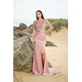 thumbnail image 1 of Women's Terani Couture 252m5377 Elegant Long Sleeve Formal Gown The Mother Of Bride Dusty Rose Pink 22, 1 of 1