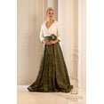 thumbnail image 1 of Women's Terani Couture 252m5522 Elegant A-line Long Formal Gown Mother Of The Bride Ivory Olive Green 2, 1 of 1