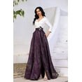 thumbnail image 1 of Women's Terani Couture 252m5522 Elegant A-line Long Formal Gown Mother Of The Bride Ivory Purple 2, 1 of 1
