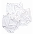 thumbnail image 1 of 100% Cotton Cuff Leg Panty, Three Pack in White Size 5 (Style 118), 1 of 4