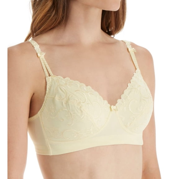 Women's Teri 2756 Everyday Elegance Microfiber Bra (Yellow 32B)