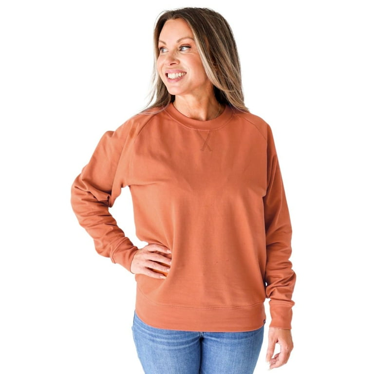Womens crew neck sweatshirt walmart new arrivals