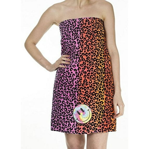 Women's Terry Cotton Gym Spa Beach Pool Wrap Towels Set With Adjustable Velcro (Wrap)