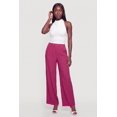 thumbnail image 1 of Women's Textured Knit Button Detail Pull On Pants, 1 of 4
