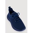 thumbnail image 1 of Women's Textured Knit Lace Up Low Top Sneakers, 1 of 3