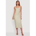 thumbnail image 1 of Women's Textured Knit Ruffle Trim Tiered Midi Dress, 1 of 3