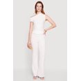 thumbnail image 1 of Women's Textured Knit Straight Leg Pants, 1 of 4