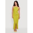 thumbnail image 1 of Women's Textured Knit Twist Front Asymmetrical Slit Skirt, 1 of 4