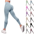 thumbnail image 1 of Women's Textured Workout Leggings with Mesh Panel Design High Waist Compression Fit for Running and Yoga, 1 of 9
