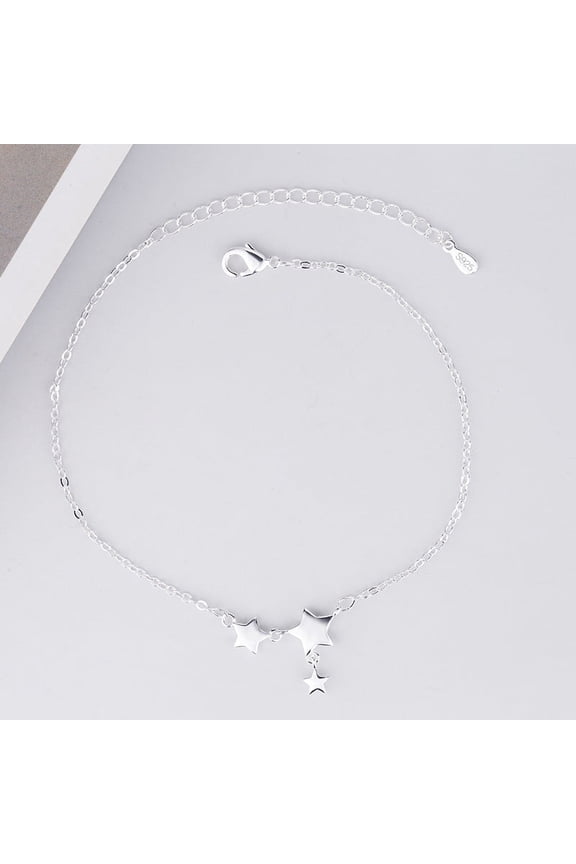Women's Thai Silver Star Bracelet  Fashion Jewelry New Design High Quality Beautiful Appearance