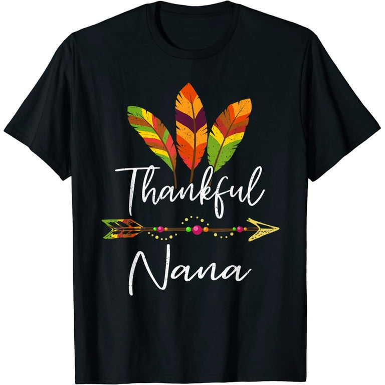 Thankful Feather & Arrow Fall T-Shirt - Vintage Thanksgiving Thankful Feather & Arrow Fall T-Shirt - Vintage Thanksgiving