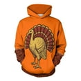 thumbnail image 1 of Women's Thanksgiving Hoodies Cute Turkey Graphic Pullover Sweatshirt Trendy Casual Long Sleeve Holiday Tops, 1 of 7