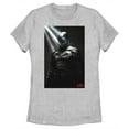 thumbnail image 1 of Women's The Batman In the Light Poster Graphic Tee Athletic Heather 2X Large, 1 of 4