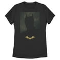 thumbnail image 1 of Women's The Batman Silhouette Portrait  Graphic Tee Black Small, 1 of 4