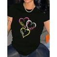 thumbnail image 1 of Women's The Best Mom Graphic Print Tee Casual Short Sleeve Shirt, Breathable For Everyday Wear, 1 of 6