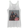 thumbnail image 1 of Women's The Breakfast Club Detention Group Pose  Racerback Tank Top White Heather Large, 1 of 3