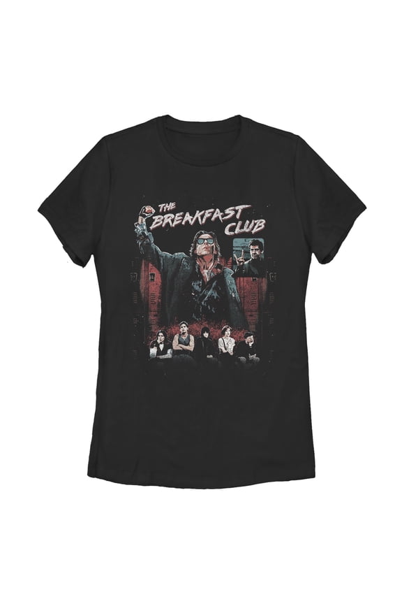 Women's The Breakfast Club Distressed Retro Bender Graphic T-Shirt