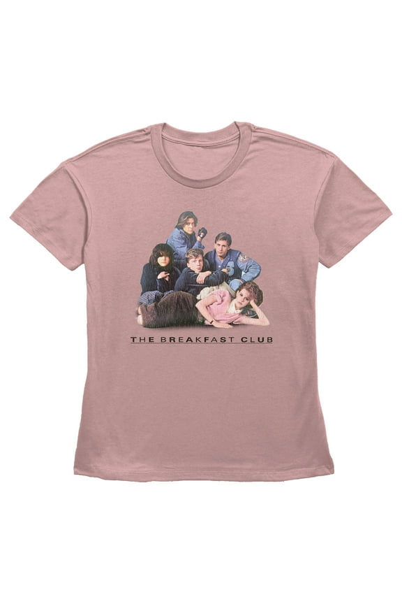 Women's The Breakfast Club Movie Poster Graphic Tee Desert Pink Large