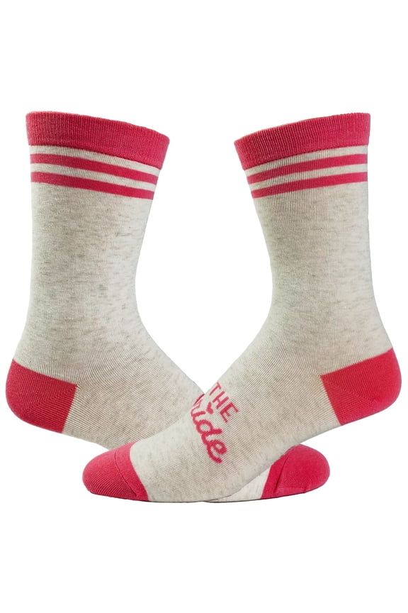 Women's The Bride Socks Funny Wedding Day Marriage Bachelorette Party Bride Squad Novelty Footwear
