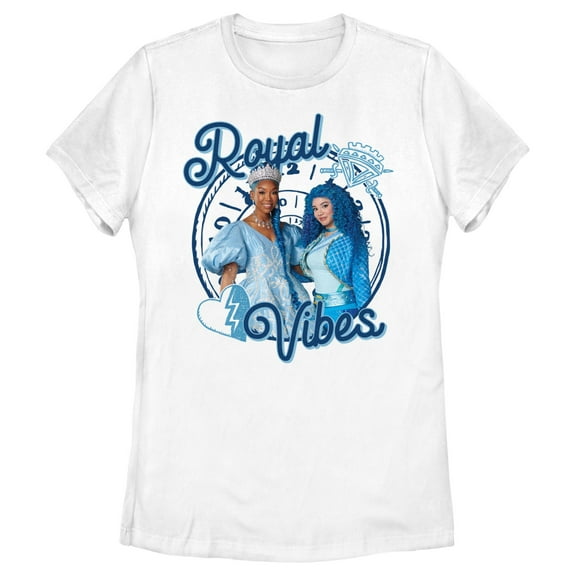 Women's The Descendants Cinderella and Chloe Royal Vibes Graphic T-Shirt