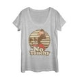 thumbnail image 1 of Women's The Emperor's New Groove Kuzco No Touchy  Scoop Neck Athletic Heather Small, 1 of 3