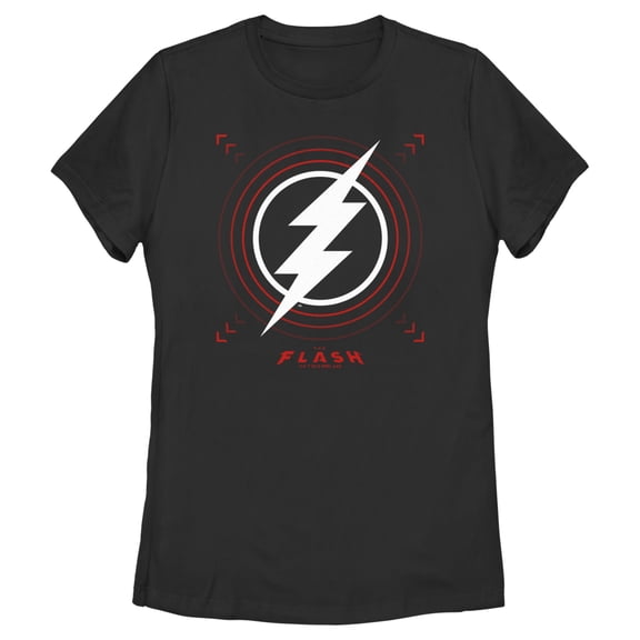 Women's The Flash Large Lightning Bolt Stamp Graphic Tee